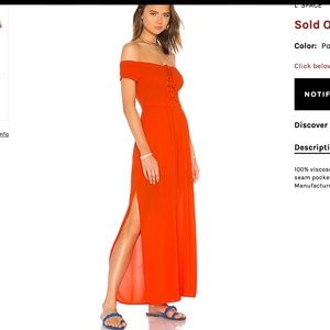 L*SPACE orange jumpsuit